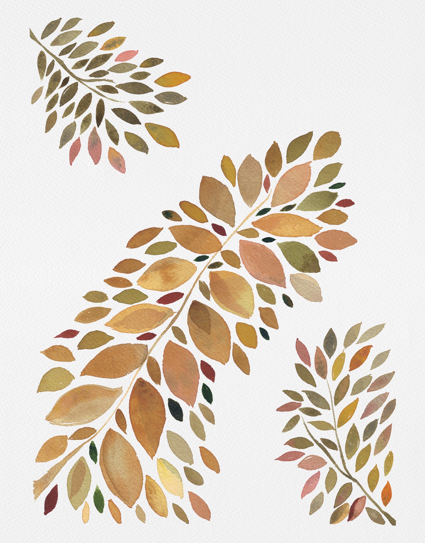 Fall Vibes Watercolor