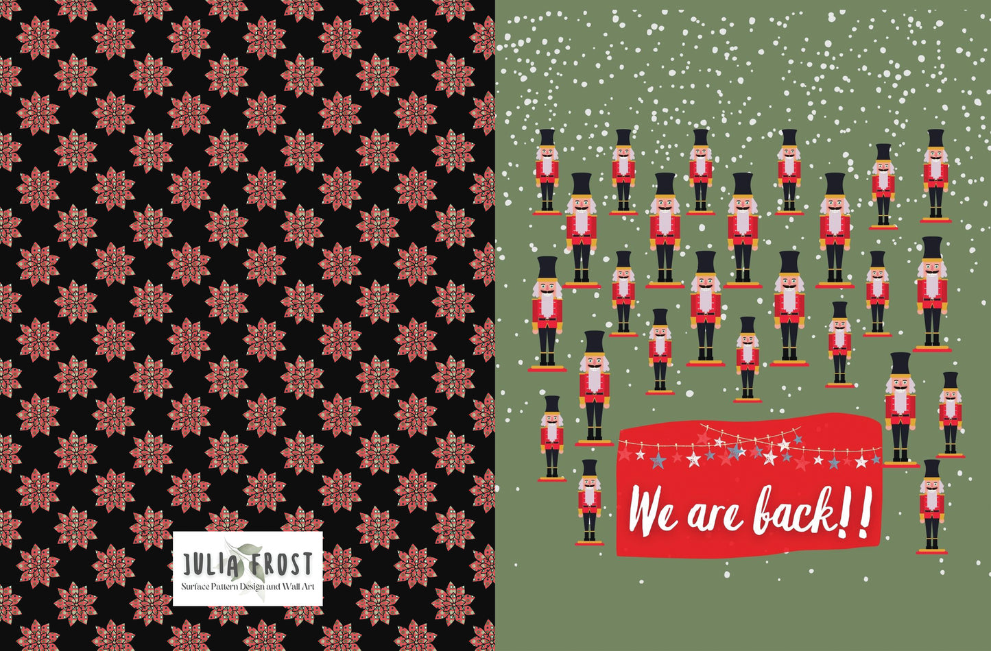 Greeting Card Merry Christmas We are back