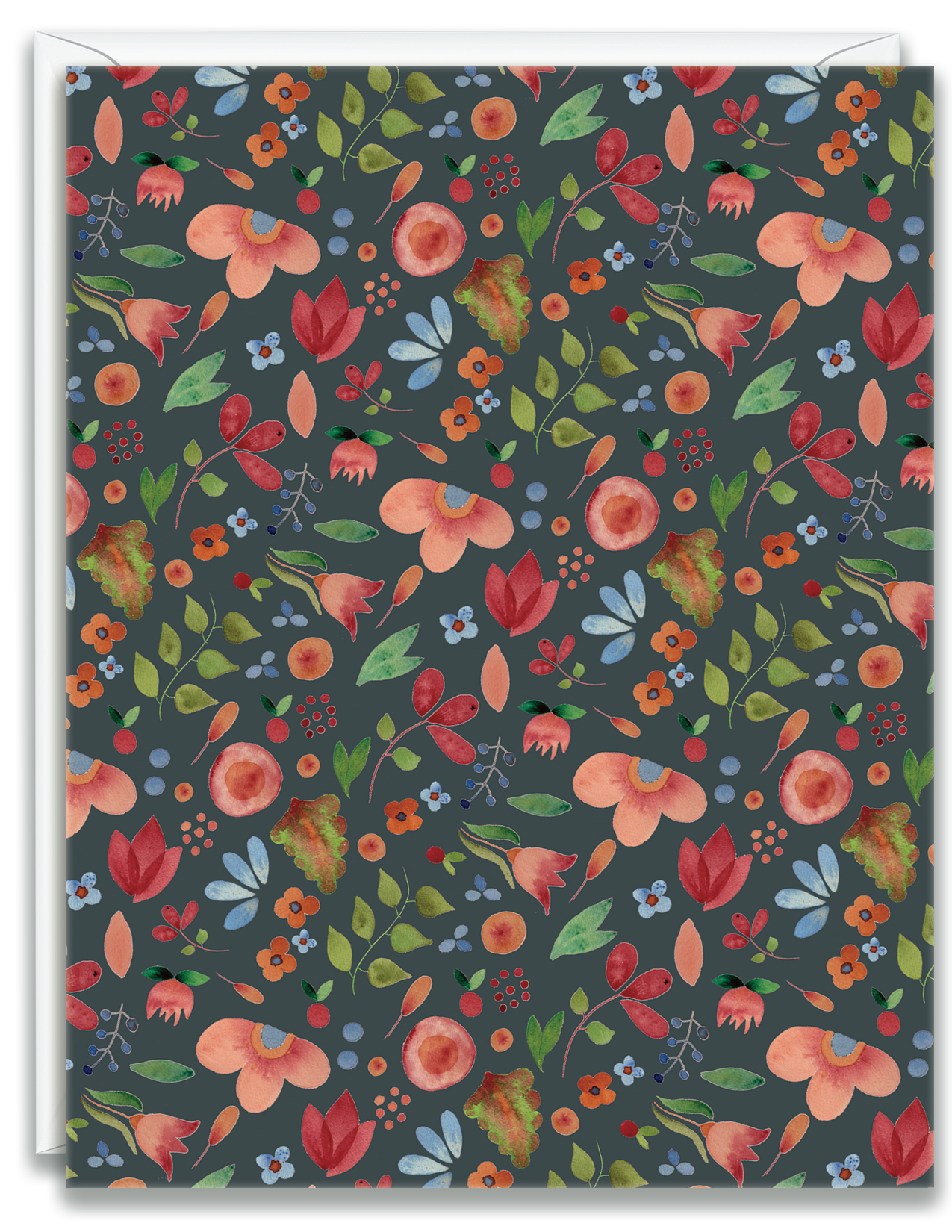 The front of the notecard showcases a tasteful and timeless design. A simple yet captivating motif or pattern adorns the front, adding a touch of sophistication. Whether it's delicate floral illustrations, intricate geometric patterns, or a classic monogram, the design exudes an air of refinement, making it suitable for a wide range of recipients and purposes.