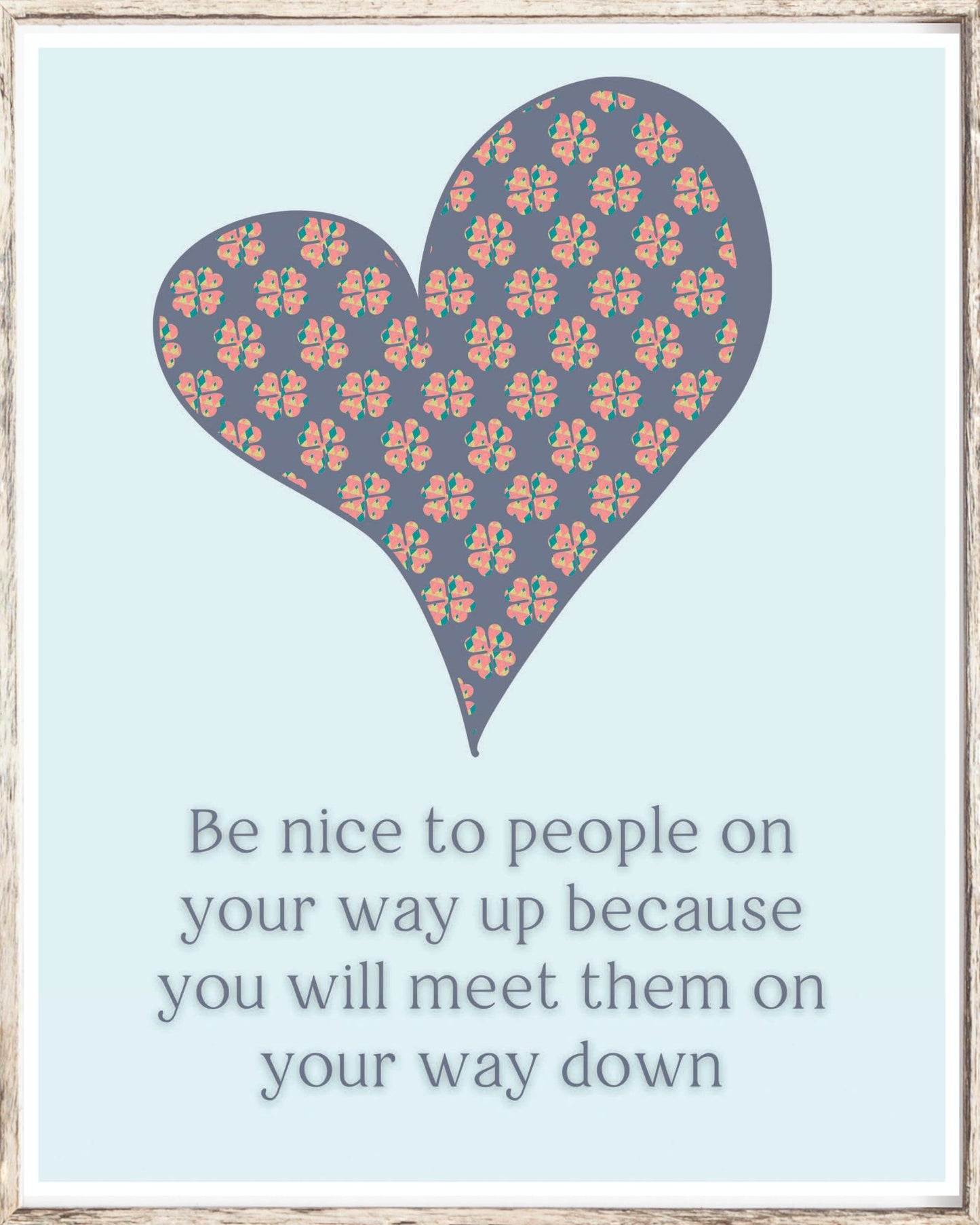 Be Nice Art Print