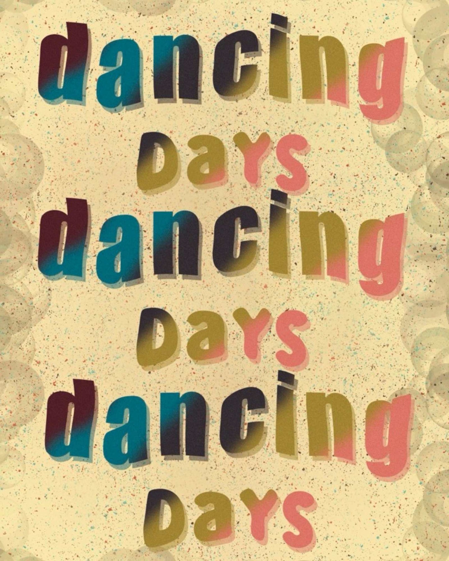 Dancing Days Art Print