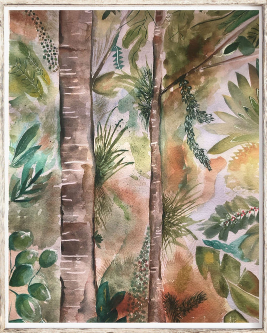 Watercolor Forest