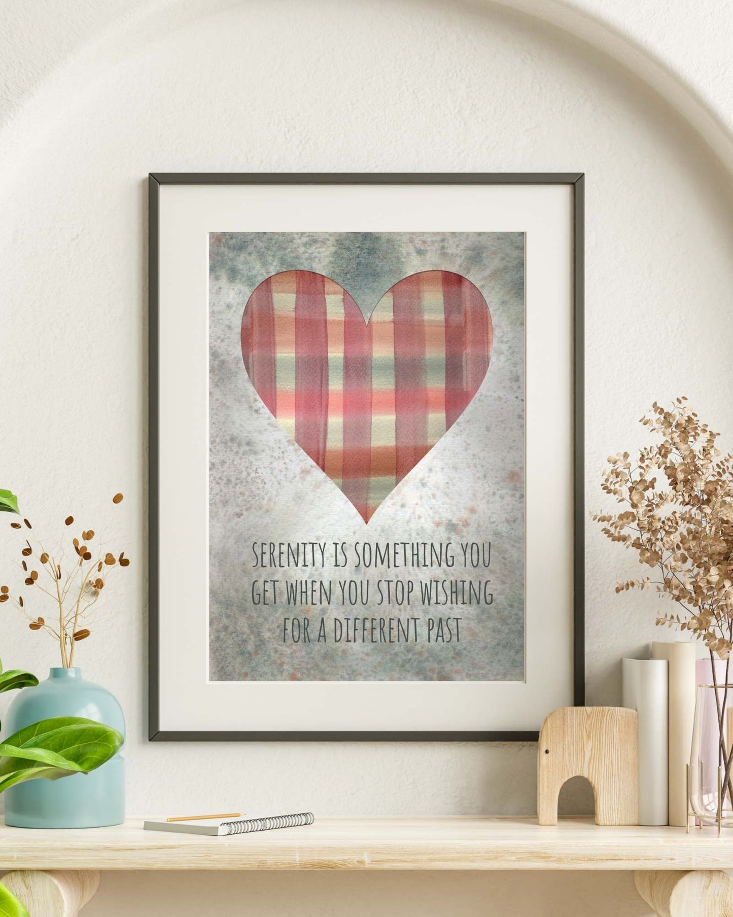 Heartfelt Reflections - Inspirational Quote Art Print