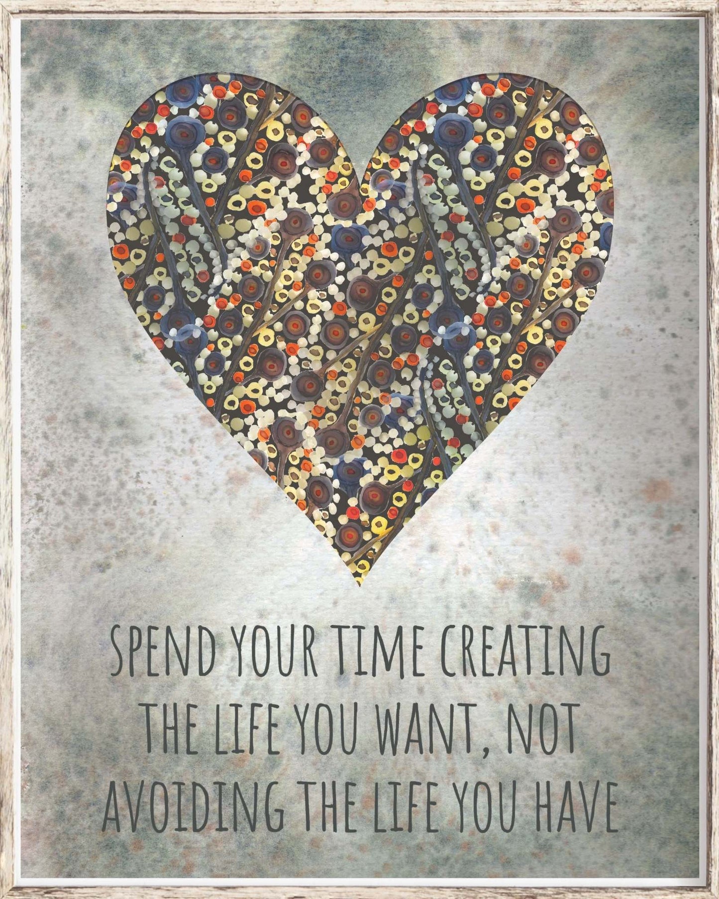 Life's Canvas - Empowering Quote Art Print