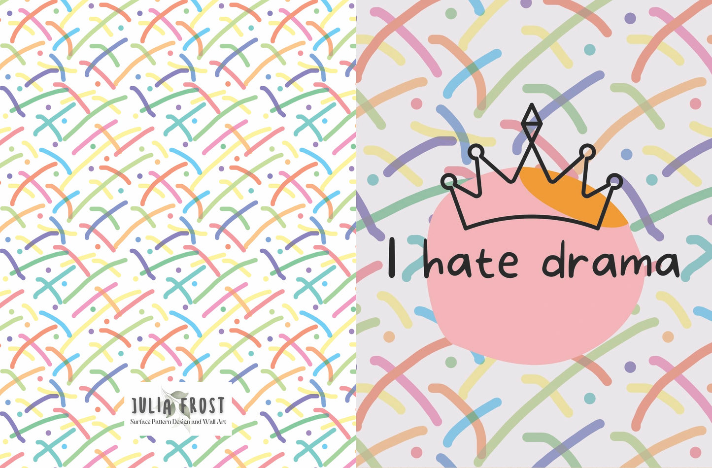 Greeting Card I hate drama