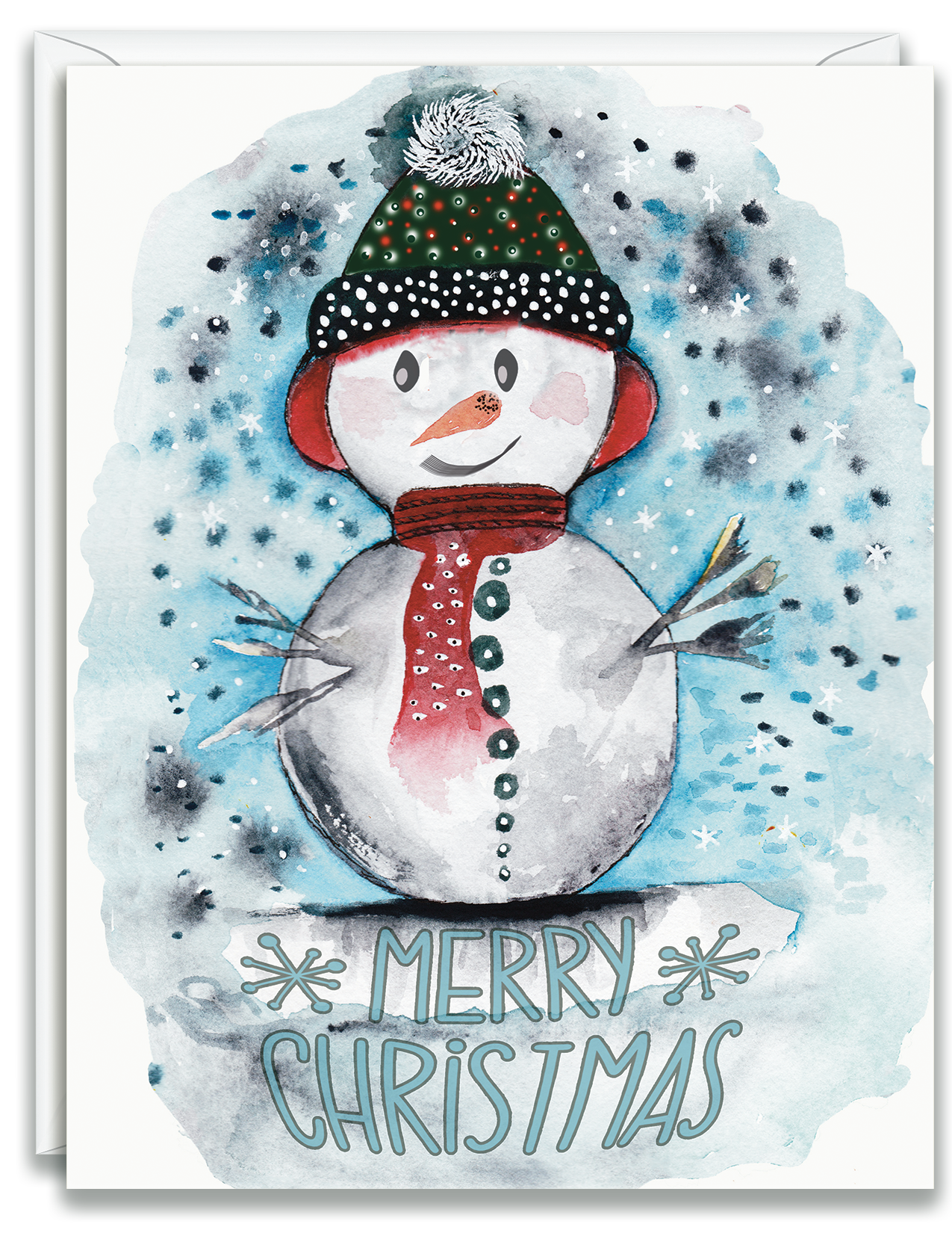 this Christmas greeting card captures the essence of the holiday season, evoking nostalgia, joy, and a sense of togetherness, making it a perfect way to spread holiday cheer and convey warm wishes to loved