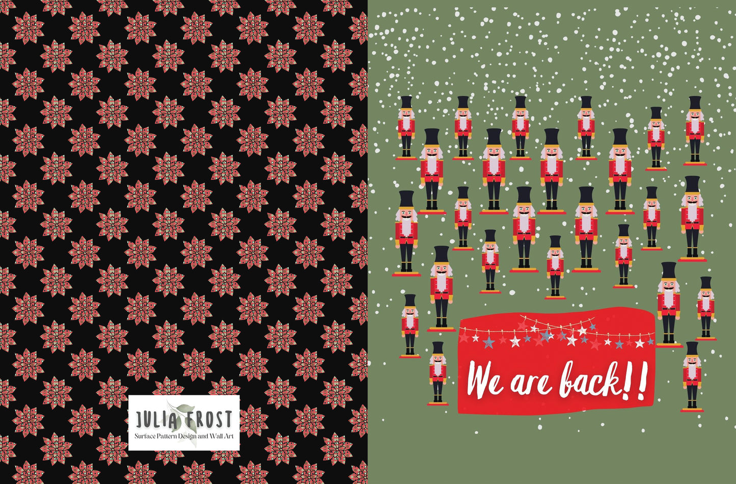 Greeting Card Merry Christmas We are back