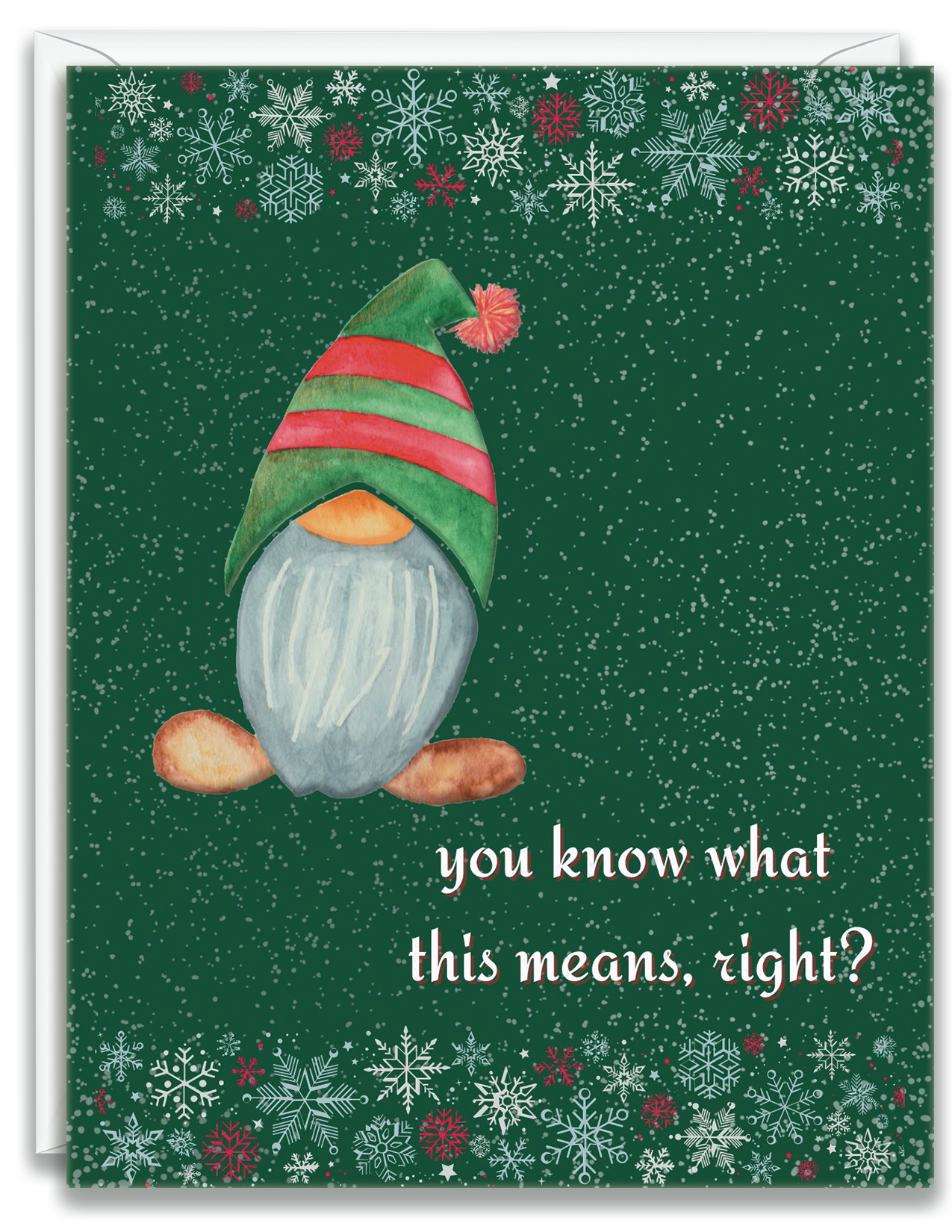 Greeting Card Merry Christmas You Know What