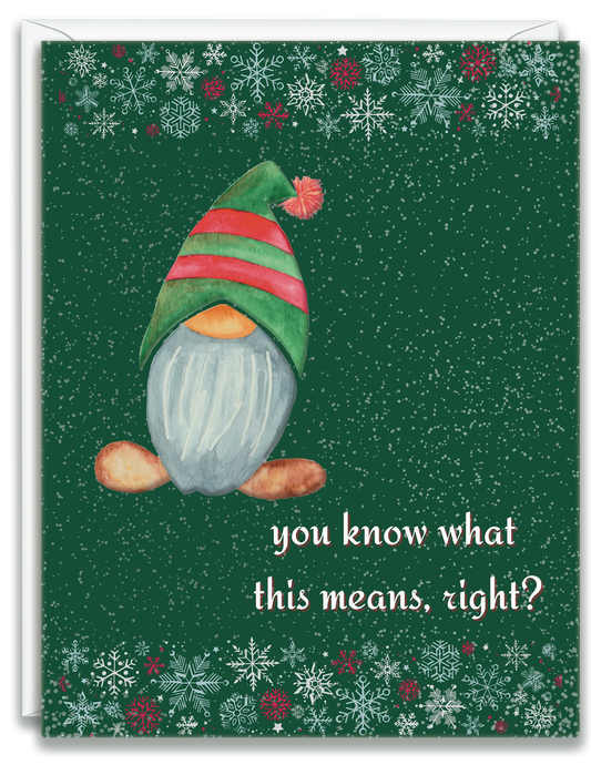 Greeting Card Merry Christmas You Know What