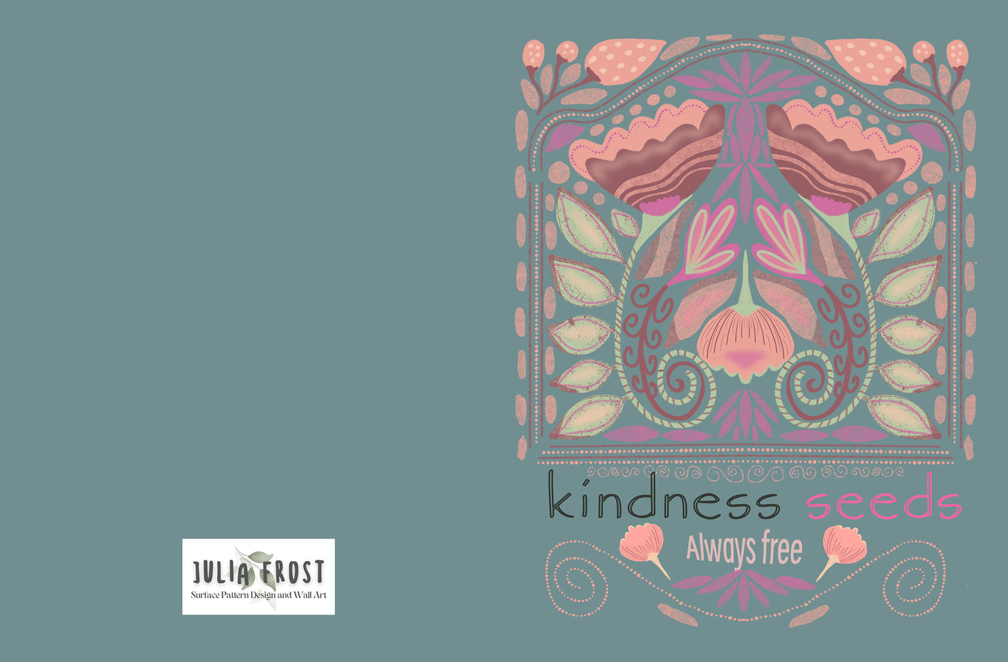 Greeting Card Kindness Seeds Always Free