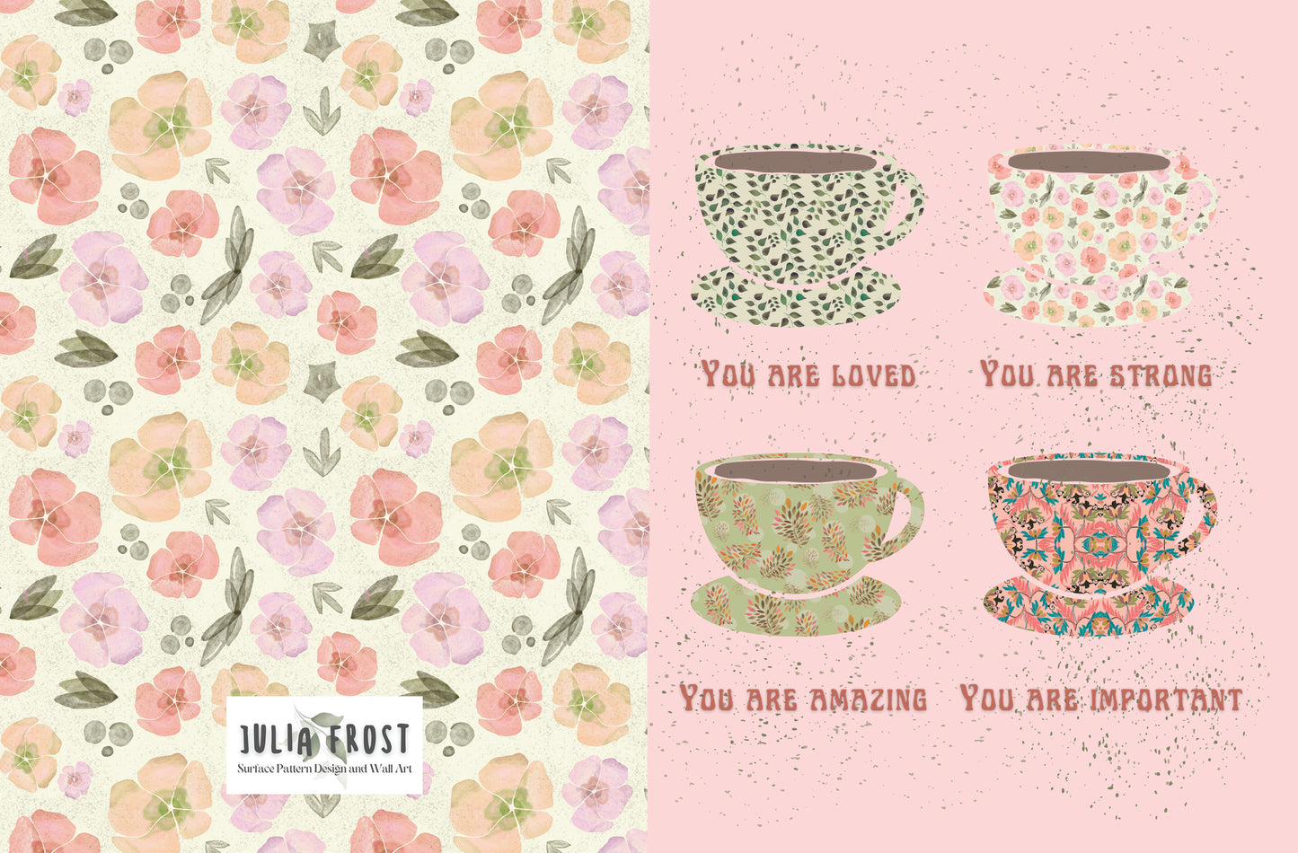 Greeting Card Cups You Are Loved