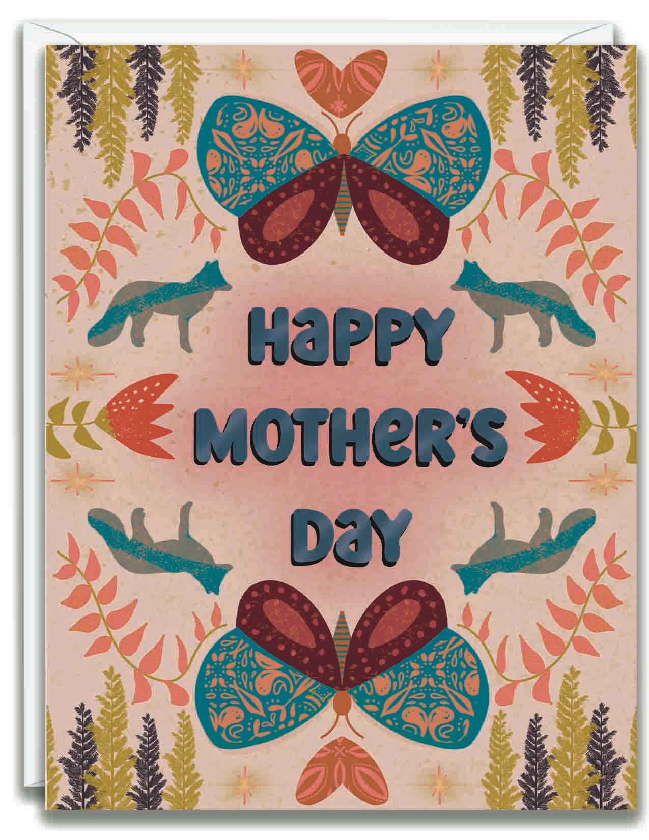 Greeting Card Mother's Day Butterfly