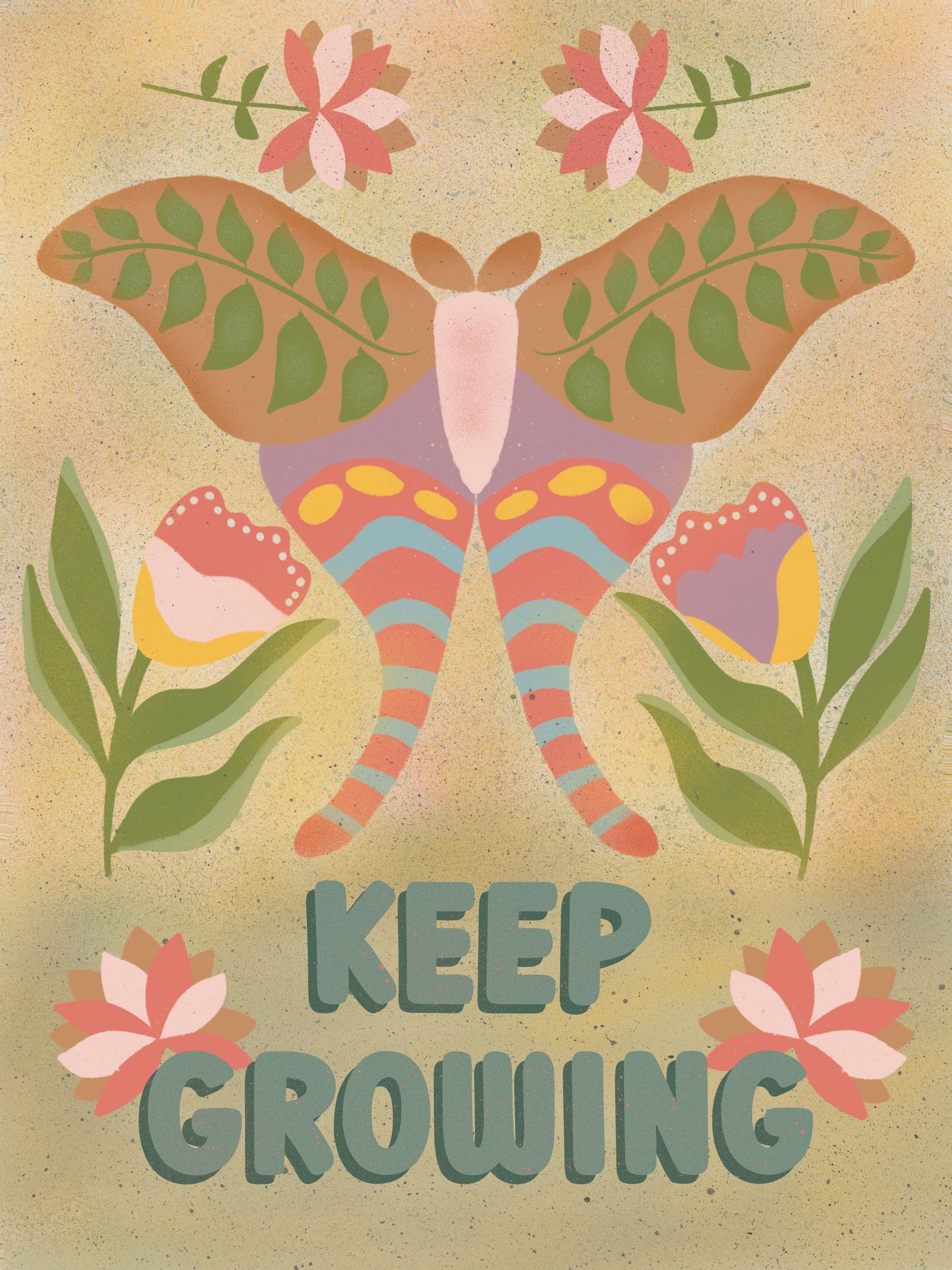 Greeting Card Keep Growing